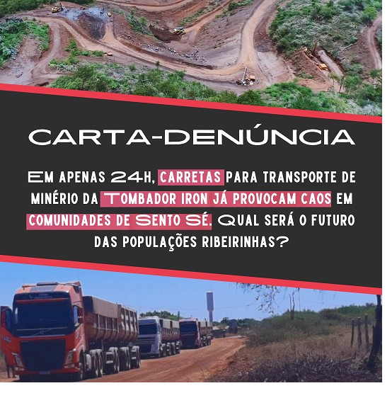 Card Carta denúncia