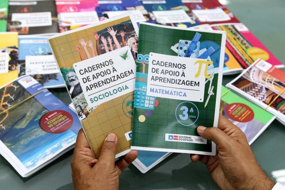 Material didatico para os alunos da rede Estadual. Foto Mateus PereiraGOVBA 4 1024x682