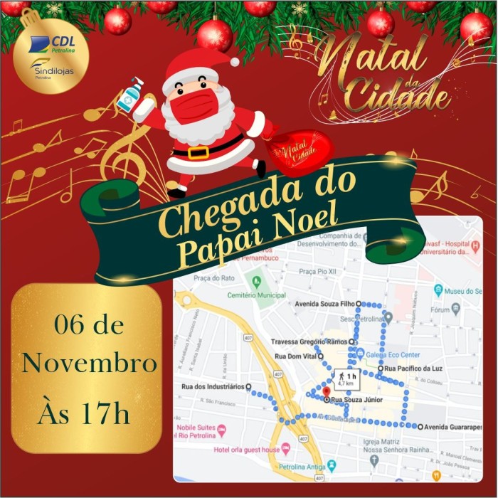 Chegada Papai Noel