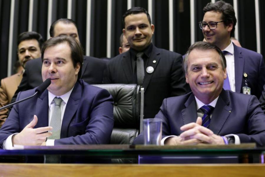 bolsonaro e maia