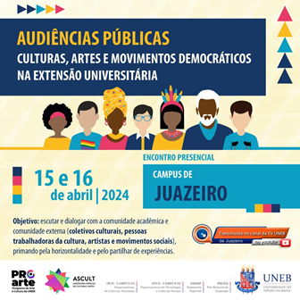UNEB realiza Audiência Pública sobre Cultura, Artes e Movimentos Democráticos na Extensão Universitária em Juazeiro