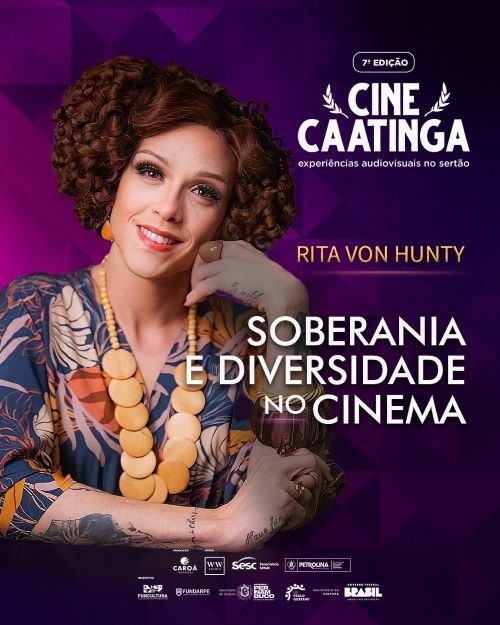 FILÓSOFA RITA VON HUNTY PARTICIPA DO ENCERRAMENTO DOCINE CAATINGA EM PETROLINA