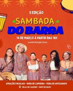 II Sambada do Barra movimenta a Orla de Juazeiro no próximo sábado (14)