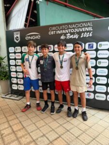 Tenistas baianos apoiados pelo FazAtleta conquistam títulos na primeira etapa do circuito nacional de tênis em Belém