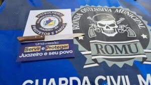 Guarda Civil Municipal prende suspeito de tentativa de homicídio em Juazeiro