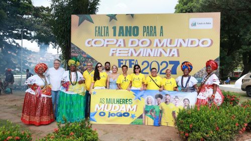Bahia dá início à contagem regressiva para a Copa do Mundo FIFA de Futebol Feminino 2027