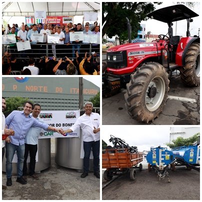 Senhor do Bonfim recebe pacote de investimentos em infraestrutura, saneamento e agricultura familiar
