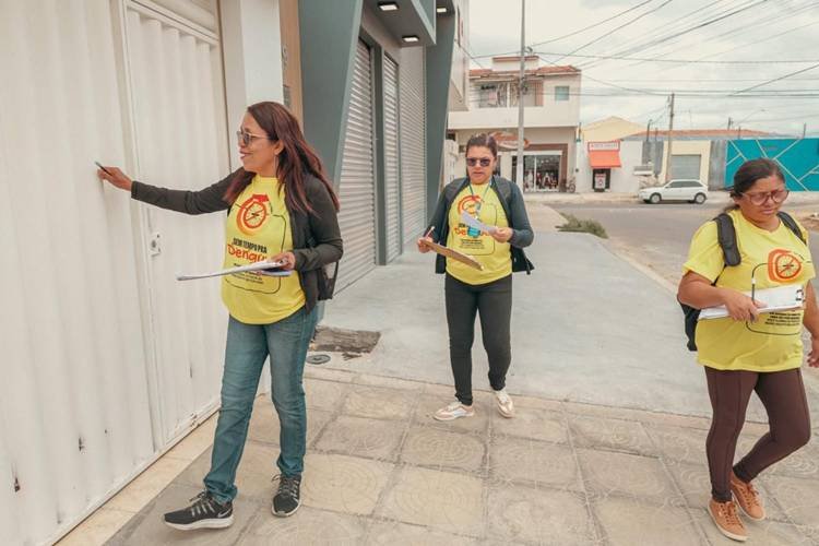 Mutirão de combate à dengue percorre bairros de Petrolina