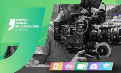 Com premiação em dinheiro que totaliza R$ 70 mil, Prêmio Sebrae de Jornalismo encerra inscrições nesta segunda (8)