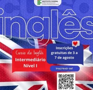 IFSertãoPE/Zona Rural inscreve até sexta para curso de Inglês Intermediário Nível I