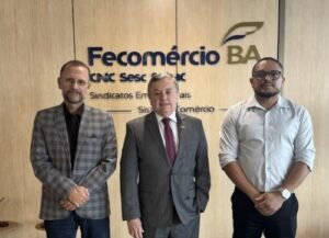 Presidente do Sindilojas Juazeiro, Carlos Neiva, fortalece articulação para implantação do Sesc/Senac em Juazeiro