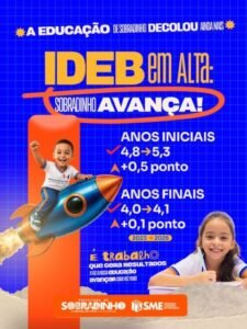 Avanço: Sobradinho comemora resultados do IDEB 2025 que confirmam a evolução da educação pública