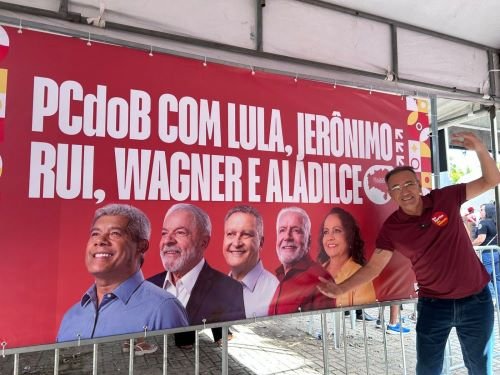 Zó do Sertão tem candidatura homologada pelo PCdoB e participa de atos políticos com Jerônimo Rodrigues e presidente Lula