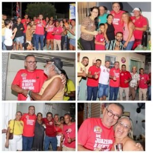 Zó do Sertão percorre Nossa Senhora da Penha e recebe manifestações de apoio dos moradores, diz assessoria