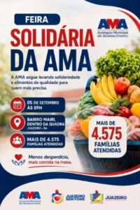 Prefeitura de Juazeiro leva Feira Solidária da AMA ao Residencial Mairi