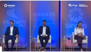 Debate entre Raquel Lyra e João Campos tem o tema Compesa em destaque