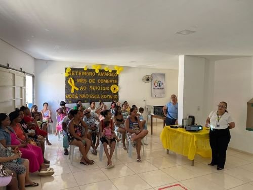 CRAS Quidé promove palestra sobre valorização da vida durante Setembro Amarelo