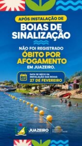 Após instalação de boias de sinalização, Juazeiro não registra óbitos por afogamento